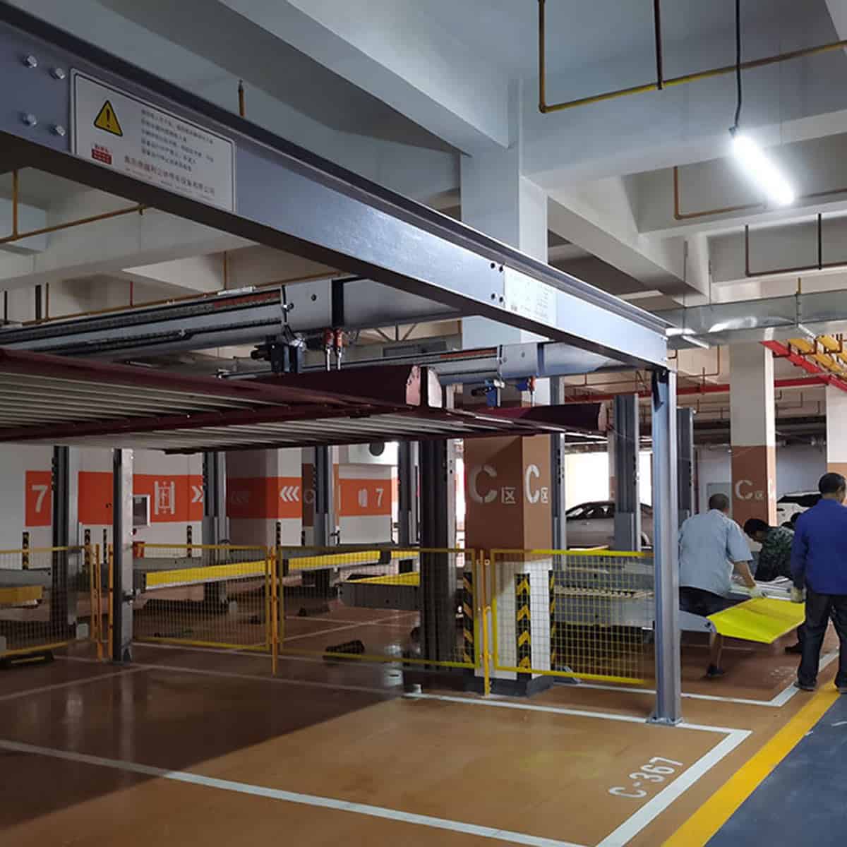 四柱簡(jiǎn)易升降立體車庫